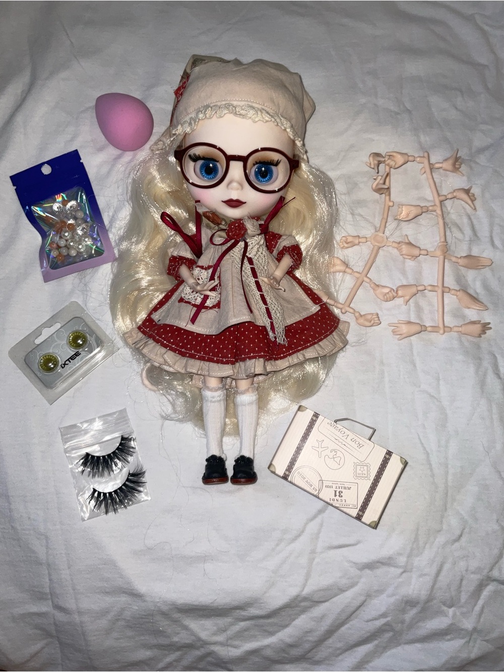 Blythe Doll Icy DIyY 12 Inch Doll Jointed Body White Skin Matte Face